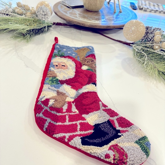 Other - Needlepoint Santa Stocking